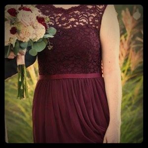Long formal bridesmaid/prom dress